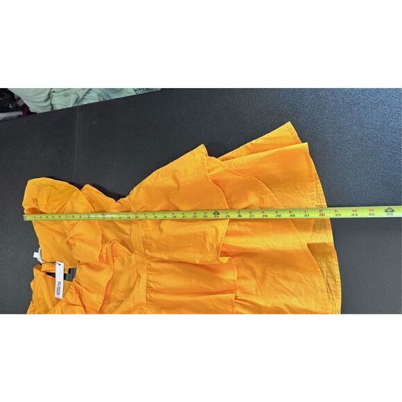 Bb Dakota Steve Madden Summer Sunset Ruffle Dress Yellow Size Medium NWT P1-17 - Picture 8 of 10